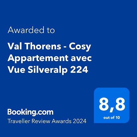 Val Thorens - Cosy Appartement Avec Vue Silveralp 224 Exterior foto